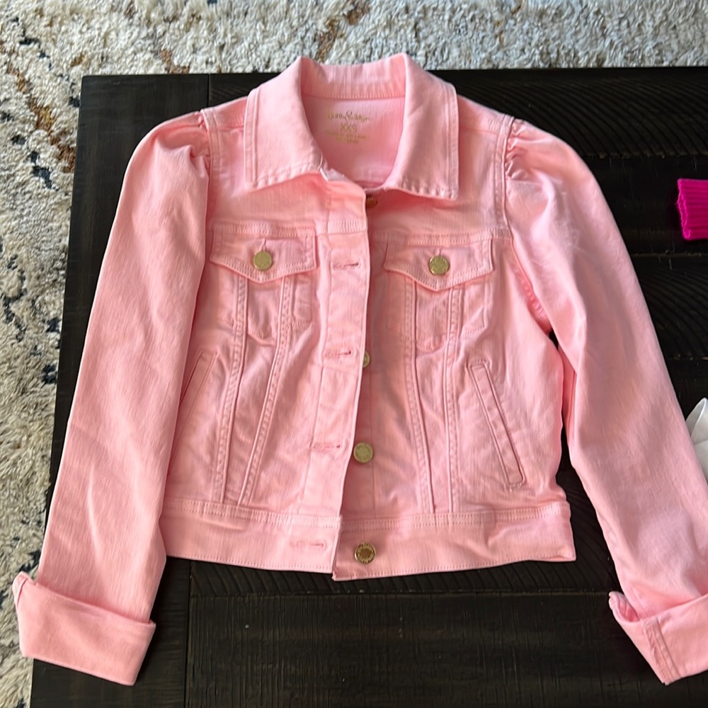 Lilly Pulitzer Jean jacket EUC
